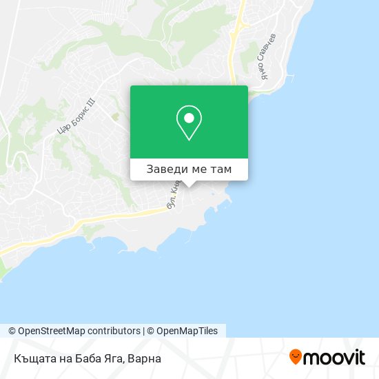 Къщата на Баба Яга карта