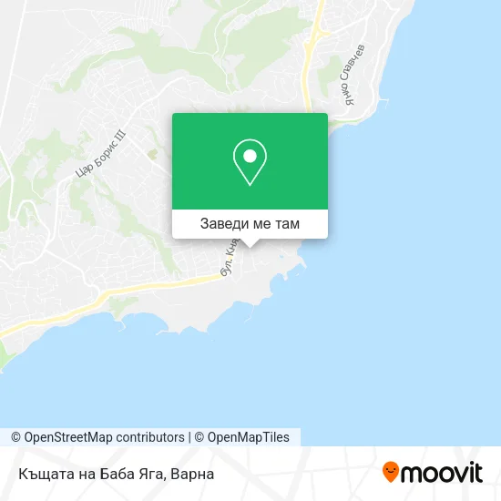 Къщата на Баба Яга карта