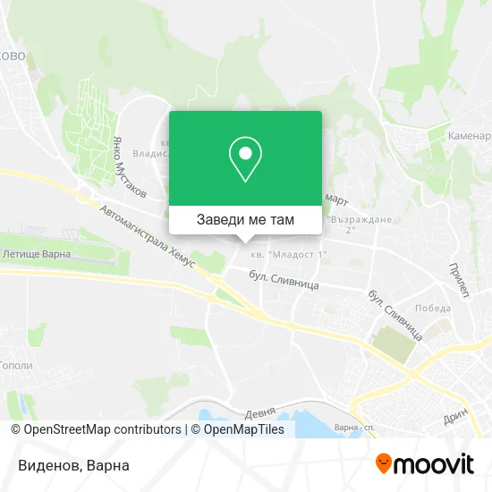 Виденов карта