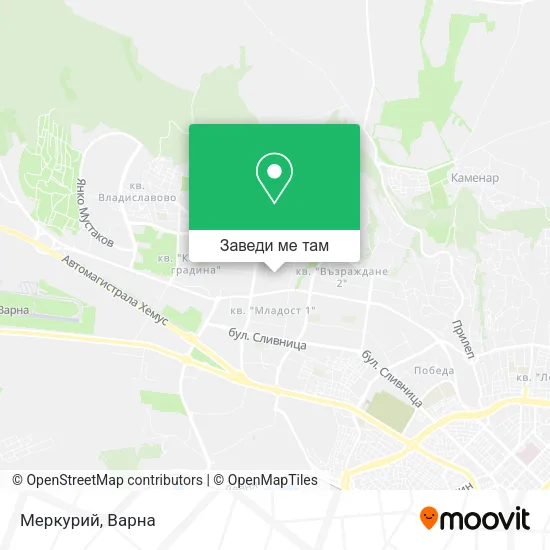 Меркурий карта