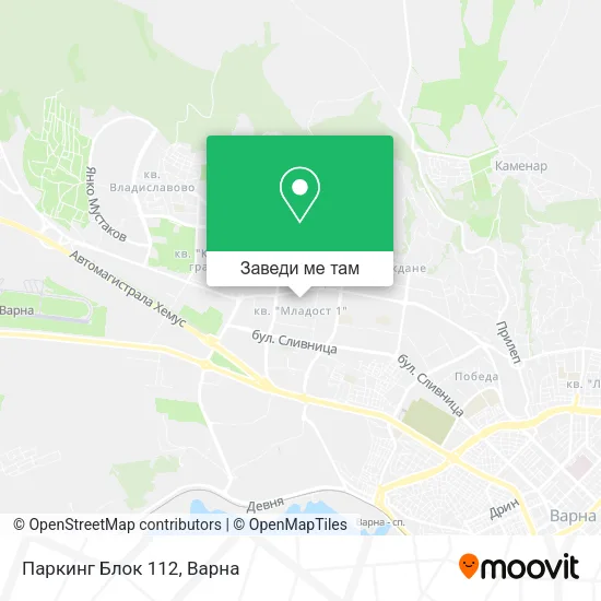 Паркинг Блок 112 карта