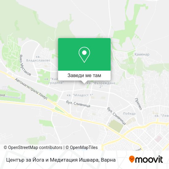 Център за Йога и Медитация Ишвара карта