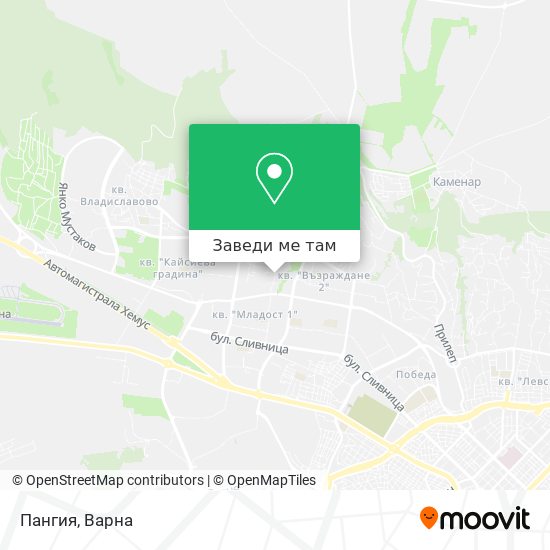 Пангия карта