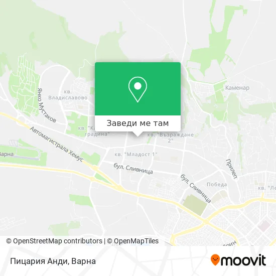 Пицария Анди карта