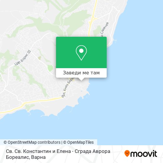 Св. Св. Константин и Елена - Сграда Аврора Бореалис карта