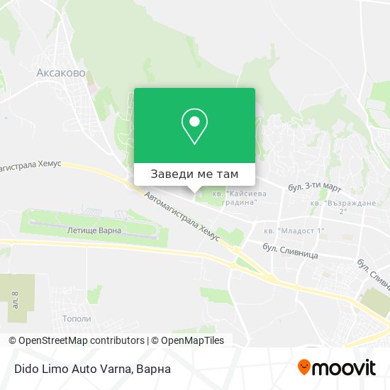 Dido Limo Auto Varna карта
