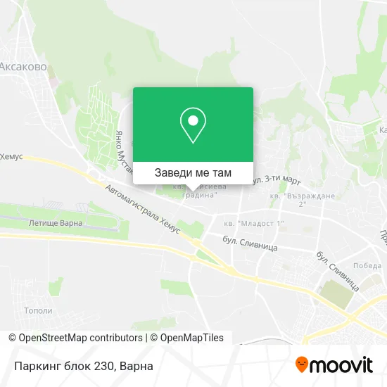 Паркинг блок 230 карта
