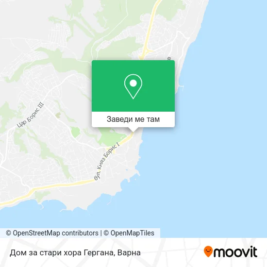 Дом за стари хора Гергана карта