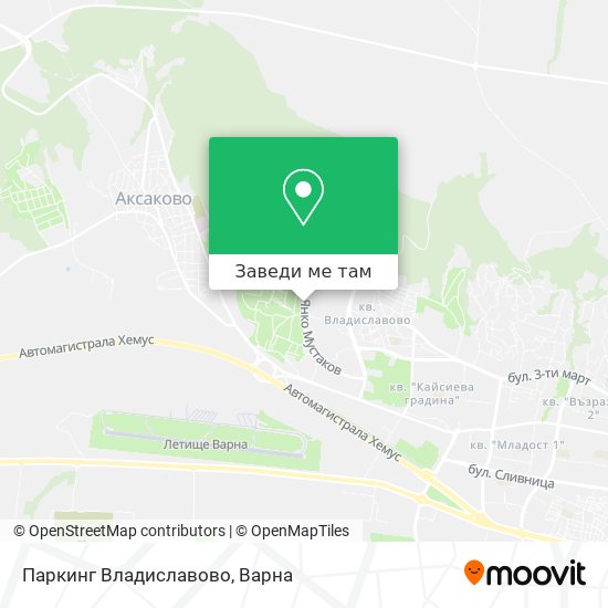 Паркинг Владиславово карта