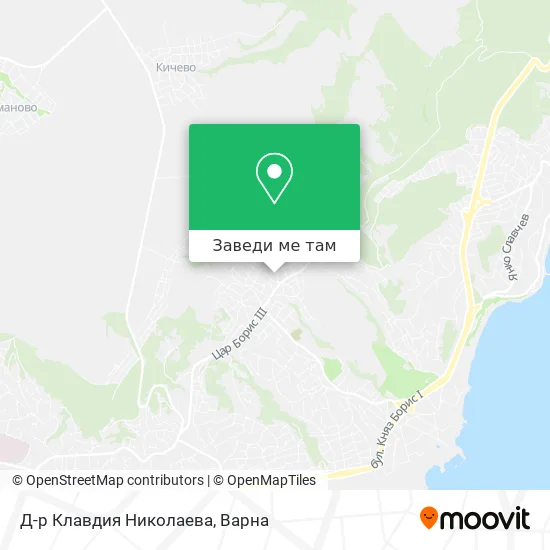 Д-р Клавдия Николаева карта