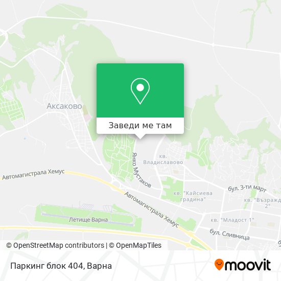 Паркинг блок 404 карта