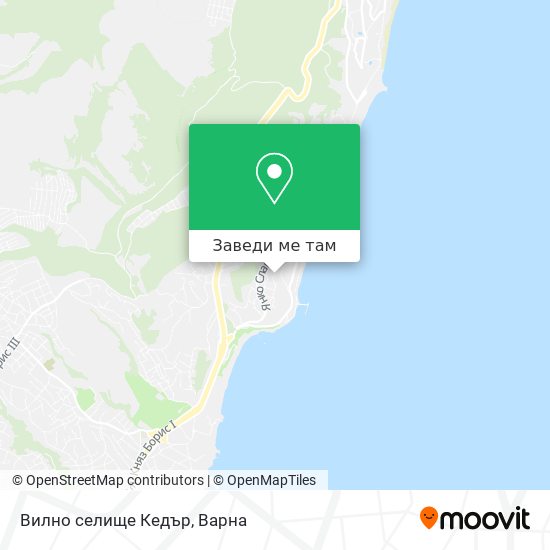 Вилно селище Кедър карта