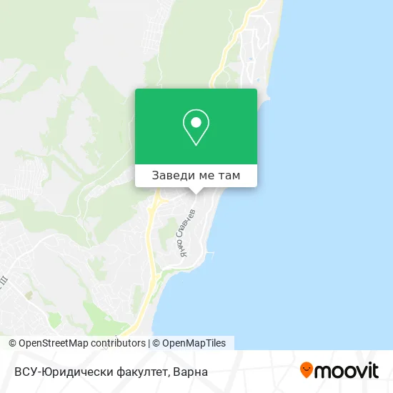 ВСУ-Юридически факултет карта