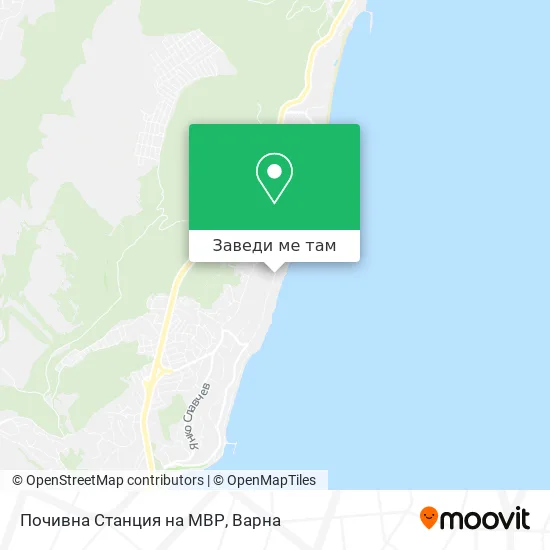 Почивна Станция на МВР карта