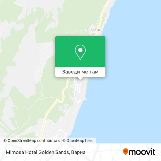 Mimosa Hotel Golden Sands карта