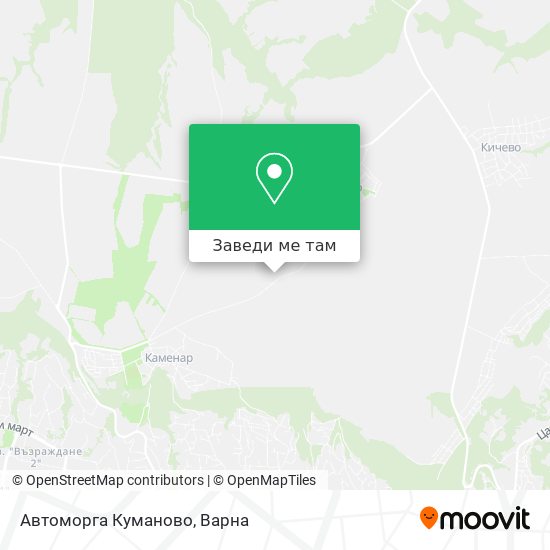 Автоморга Куманово карта