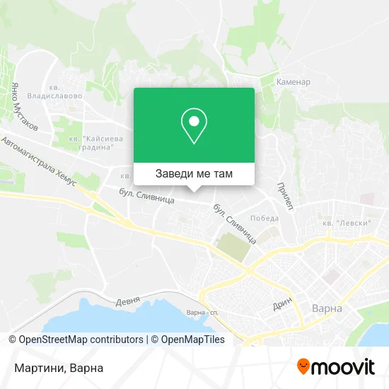 Мартини карта