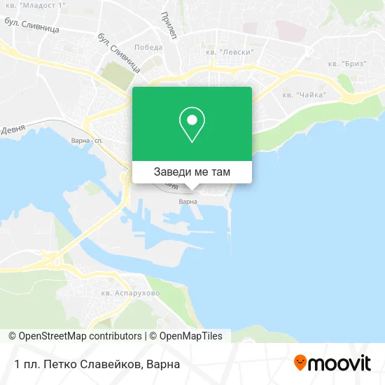 1 пл. Петко Славейков карта