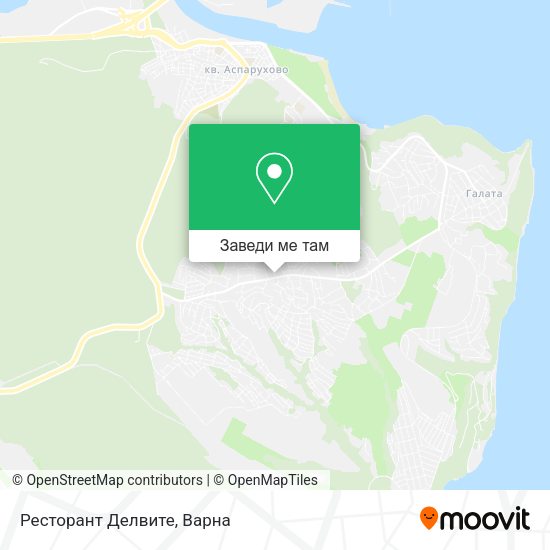 Ресторант Делвите карта