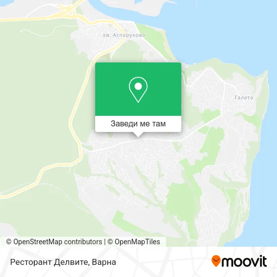 Ресторант Делвите карта