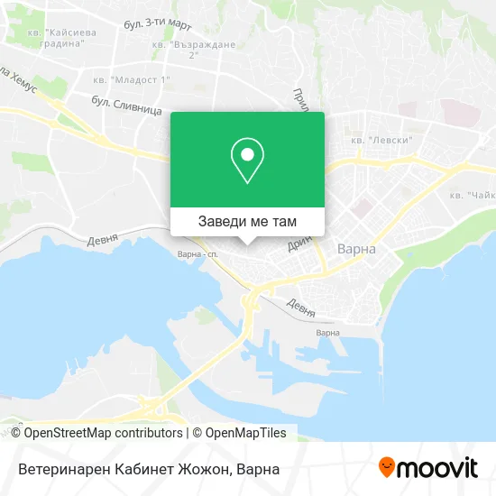 Ветеринарен Кабинет Жожон карта