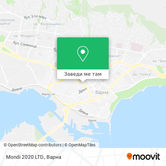 Mondi 2020 LTD. карта