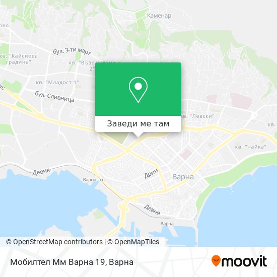 Мобилтел Мм Варна 19 карта