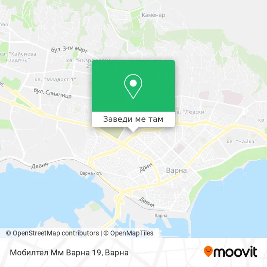 Мобилтел Мм Варна 19 карта