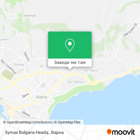 Symax Bulgaria Headq. карта