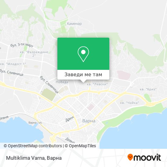 Multiklima Varna карта