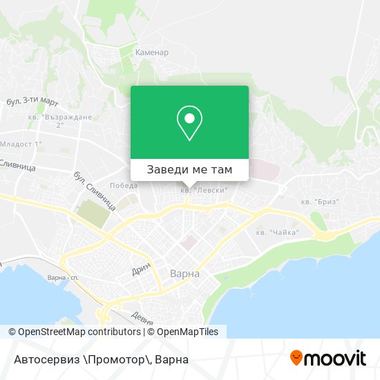 Автосервиз \Промотор\ карта