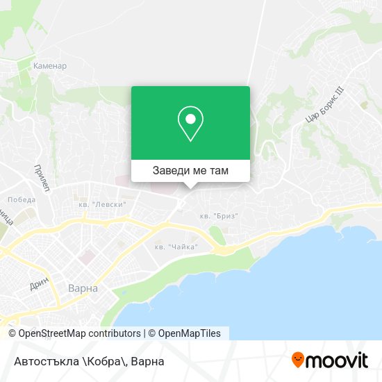 Автостъкла \Кобра\ карта