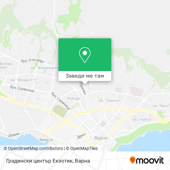 Градински център Екзотик карта