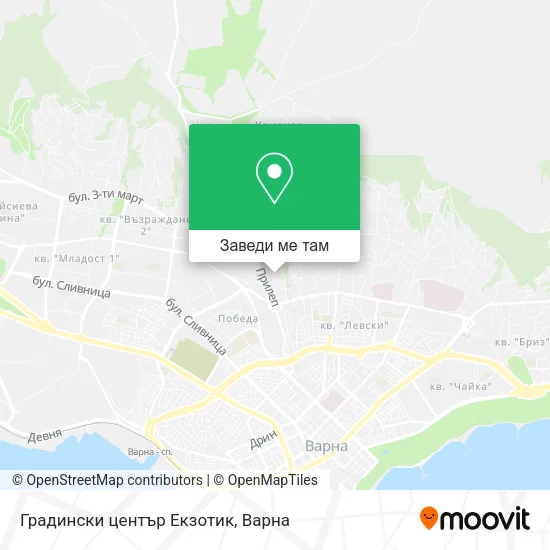Градински център Екзотик карта