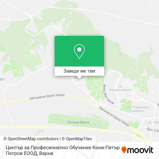 Център за Професионално Обучение Кони-Петър Петров ЕООД карта