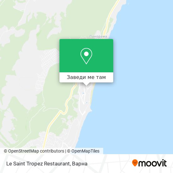 Le Saint Tropez Restaurant карта