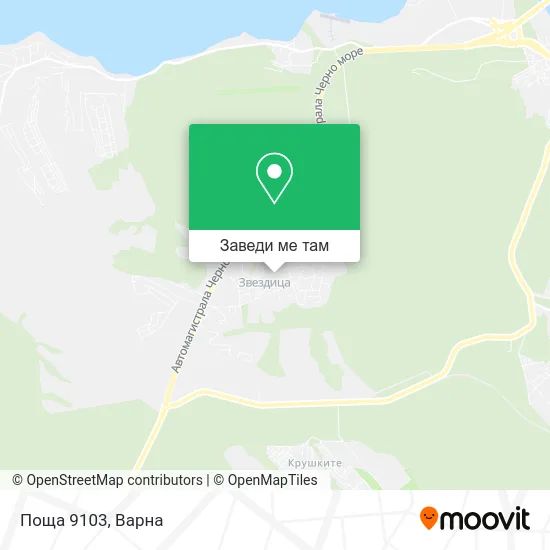 Поща 9103 карта