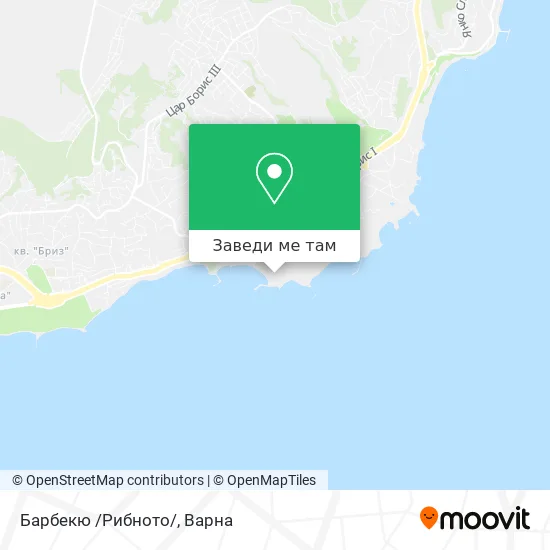 Барбекю /Рибното/ карта