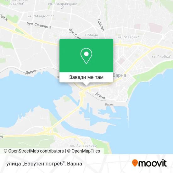 улица „Барутен погреб“ карта