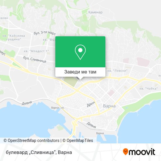 булевард „Сливница“ карта
