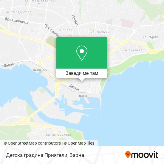 Детска градина Приятели карта