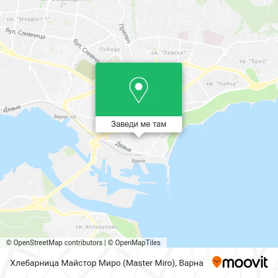 Хлебарница Майстор Миро (Master Miro) карта