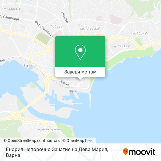 Енория Непорочно Зачатие на Дева Мария карта