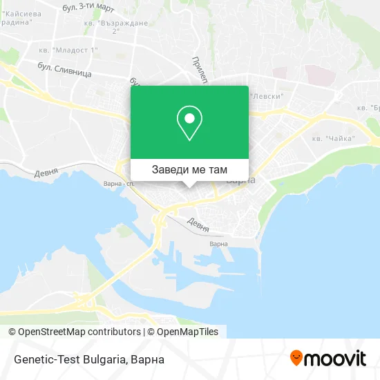 Genetic-Test Bulgaria карта