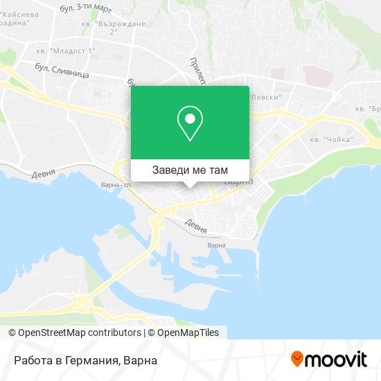 Работа в Германия карта