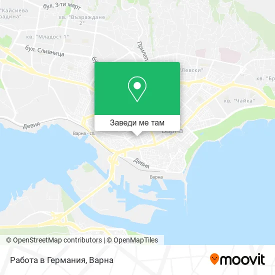 Работа в Германия карта