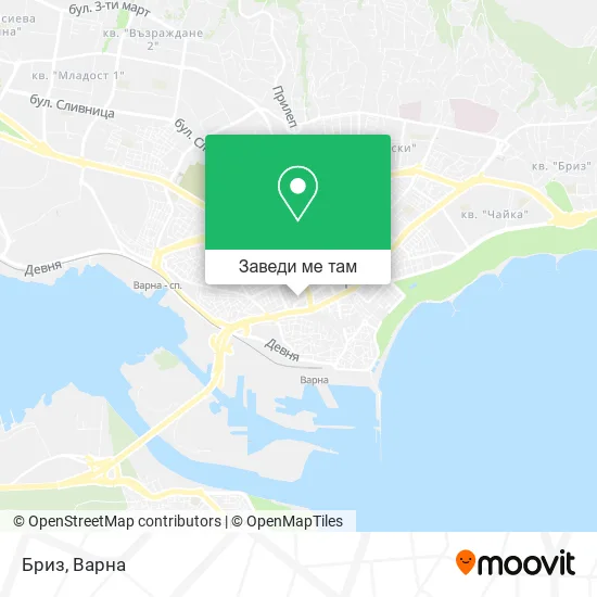 Бриз карта