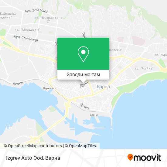 Izgrev Auto Ood карта