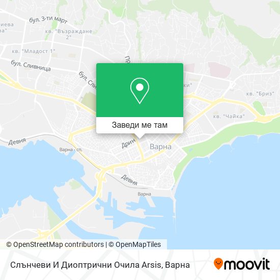 Слънчеви И Диоптрични Очила Arsis карта