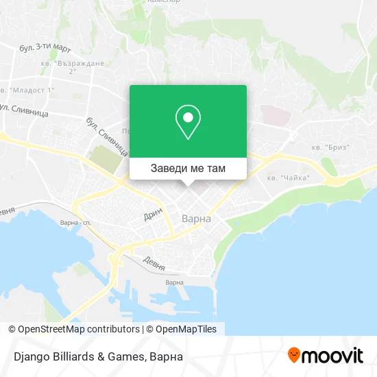 Django Billiards & Games карта